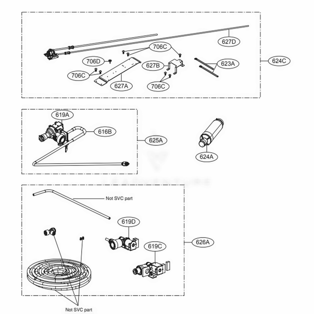 LG Water Filter Assembly - ADQ75133303