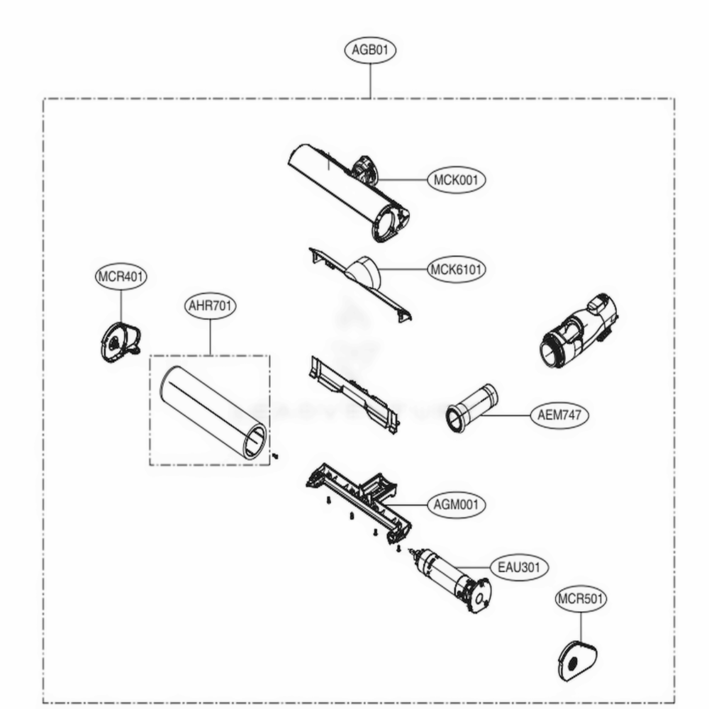 LG Connector Hose Assembly - AEM74792901