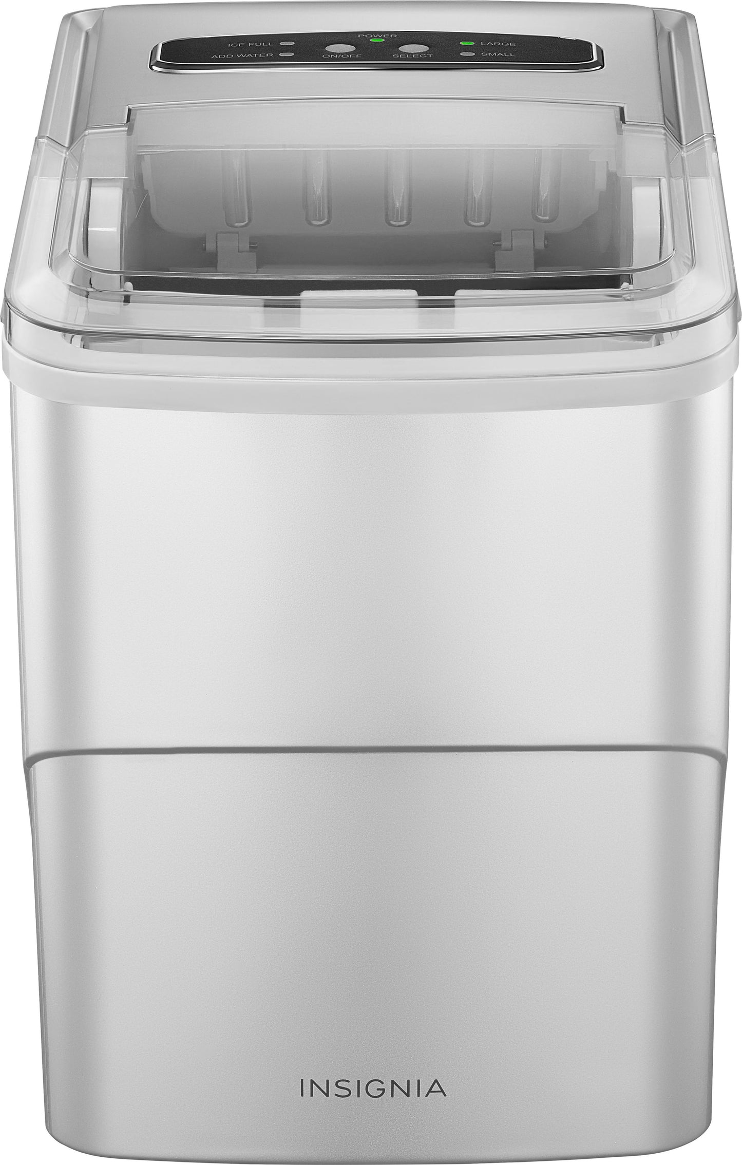 Insignia NSIMP26SL0 Portable Ice Maker with Auto Shut-Off - Silver