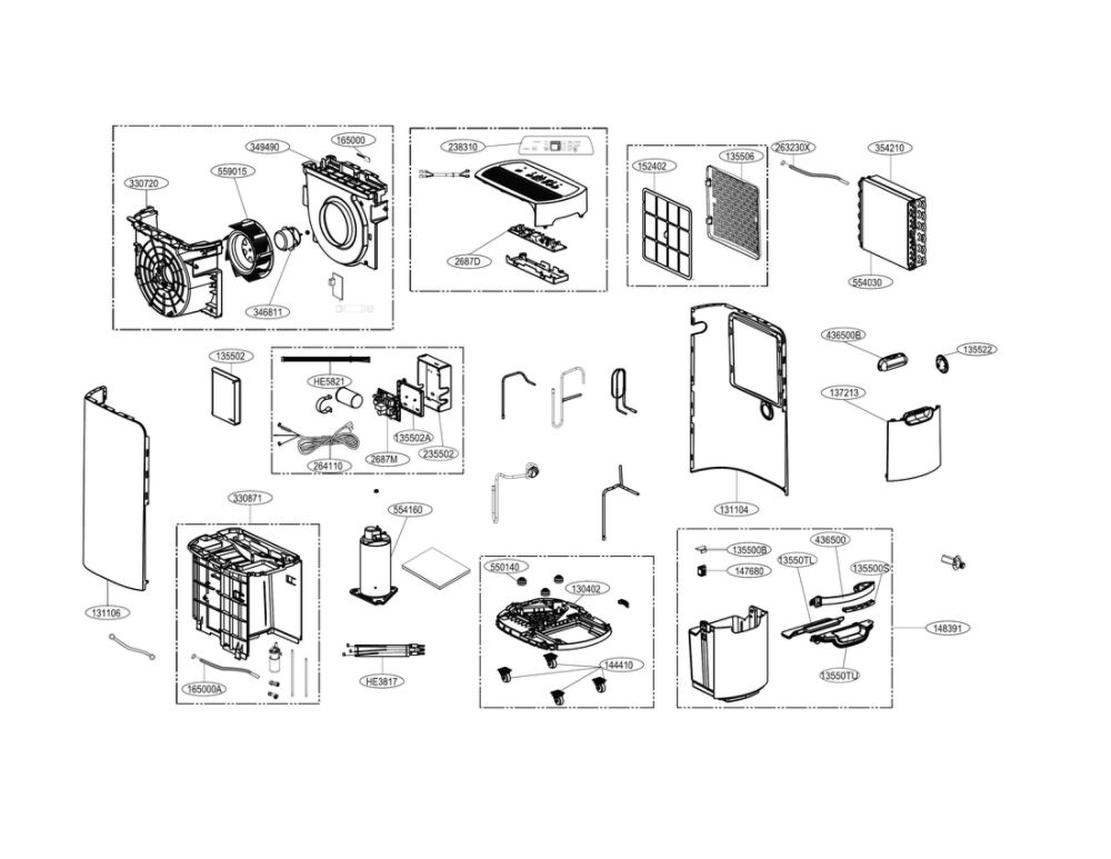 LG Blower Fan - MDG63182801