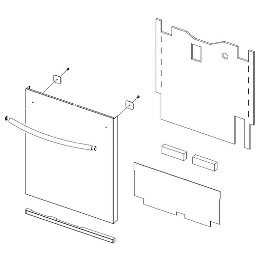 Samsung Door Outer Assembly - DD82-01325B