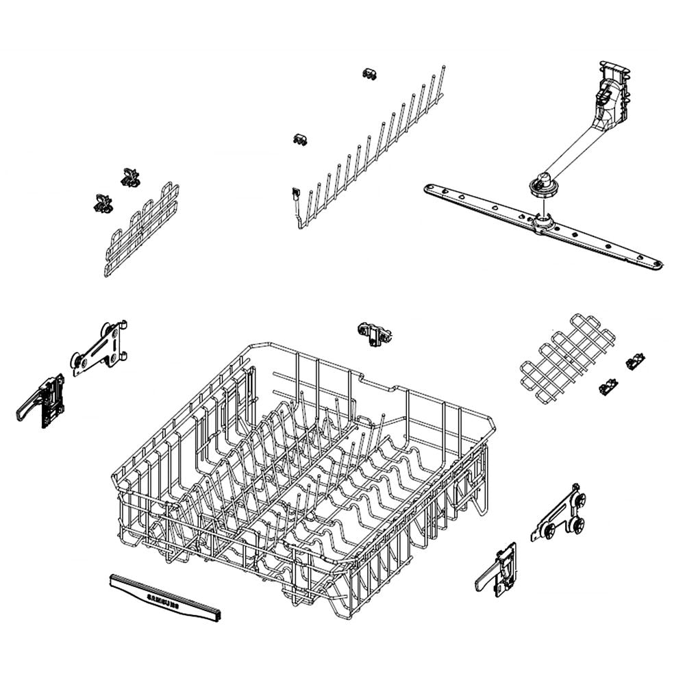 Samsung A/S Assy-Basket Upper A - DD82-01753A