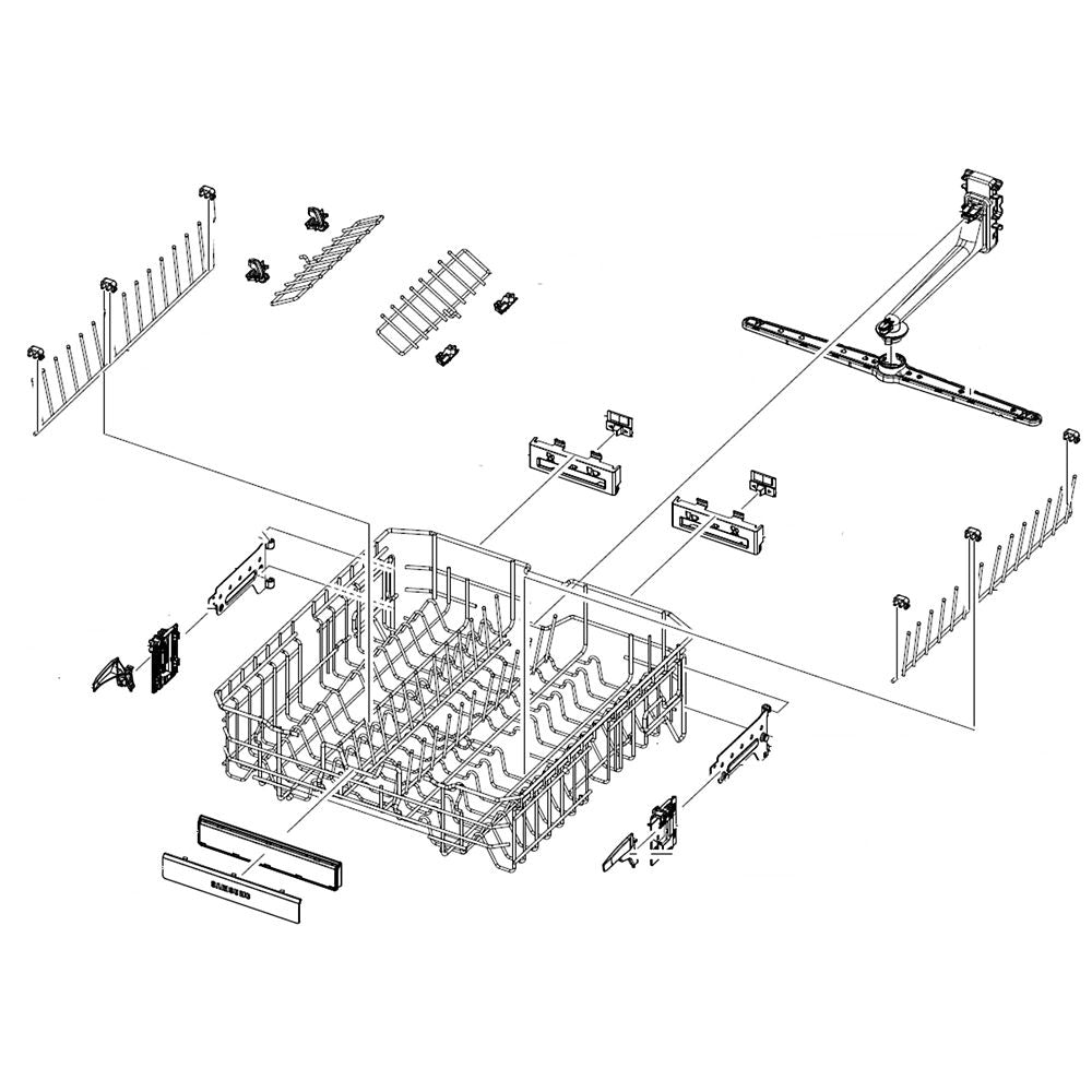 Samsung Basket Middle Assembly - DD97-00605A