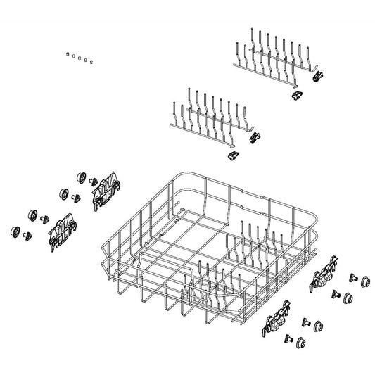 Samsung Assembly Basket Lower - DD97-00651A