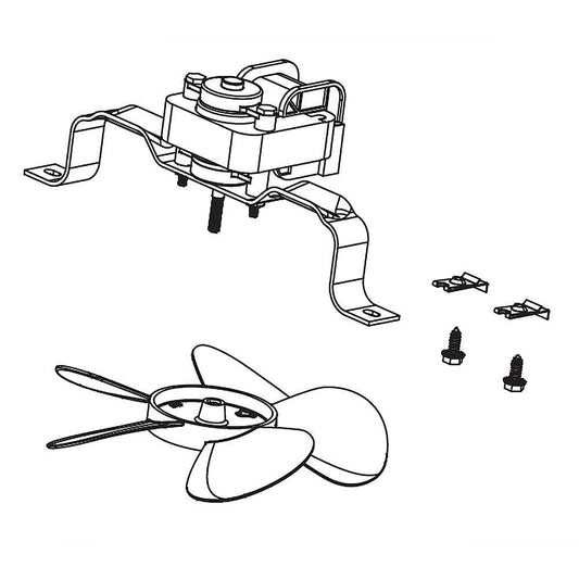 Electrolux Range Hood Fan Motor Assembly - 5304490025