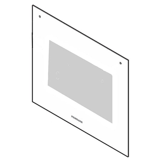 Electrolux Wall Oven Door Outer Panel (White) - 5304513043