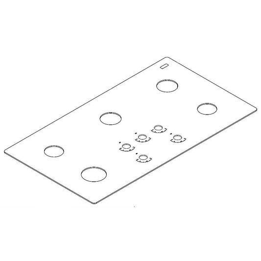 Whirlpool Cooktop Main Top - W10661511