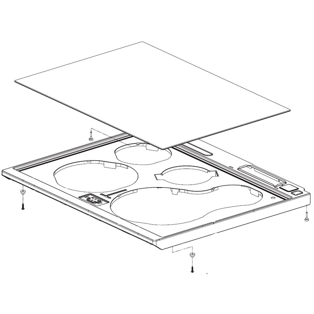 LG Plate Assembly, Upper - AGU75049013