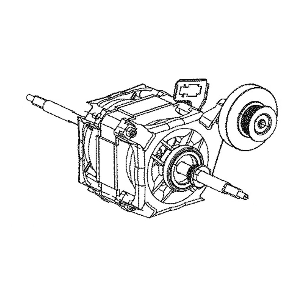 GE Dryer Motor Assembly - WE17X26577