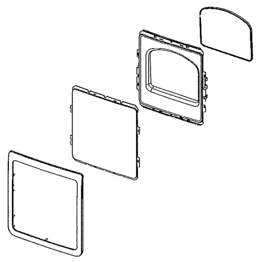 Samsung Dryer Door Assembly - DC97-18995B