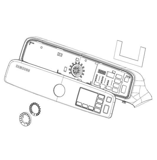 Samsung Assembly S.Panel Control - DC97-19576W