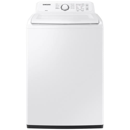 Samsung WA41A3000AW/A4 4.1 Cu. Ft. Capacity Top Load Washer With Soft-close Lid And 8 Washing Cycles In White