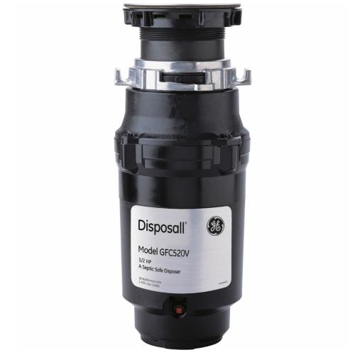 GE GFC520V 1/2 Hp Continuous Feed Garbage Disposer