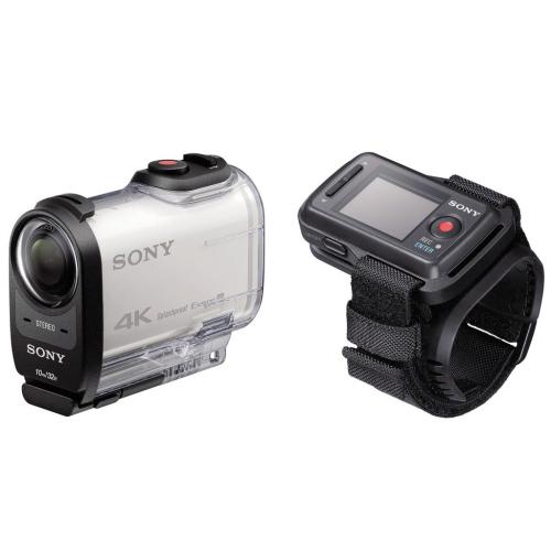 Sony FDRX1000VR 4K Action Cam With Live View Remote Bundle