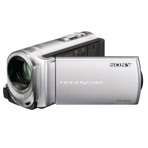 Sony DCRSX44 Flash Memory Handycam® Camcorder; Silver