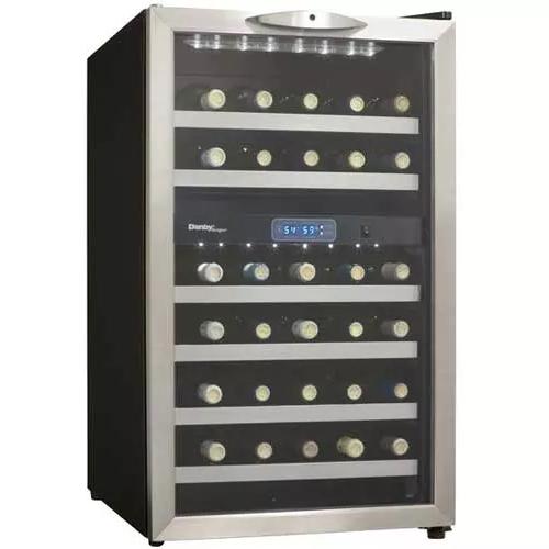 Danby DWC283BLS 3.5-Cu.Ft. 30-Bottle Free-Standing Wine Cooler