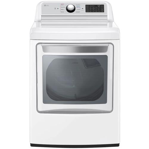 LG DLE7400WE 7.3 Cu. Ft. Smart Electric Dryer With Easyload Door - White