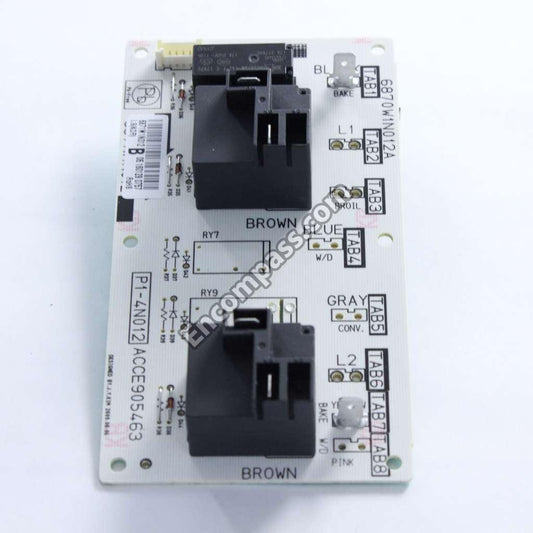 LG Range Oven Relay Control Board - 6871W1N012B