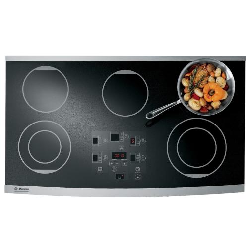 GE ZEU36RSF1SS Monogram 36" Digital Electric Cooktop