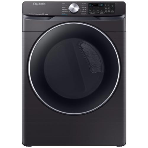 Samsung DVE45R6300V/A3 7.5 Cu. Ft. Smart Electric Dryer With Steam Sanitize In Black Stainless Steel