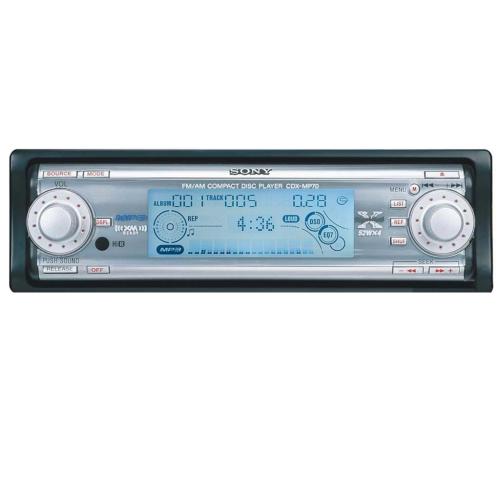 Sony CDXMP70 FM/AM Compact Disc Player