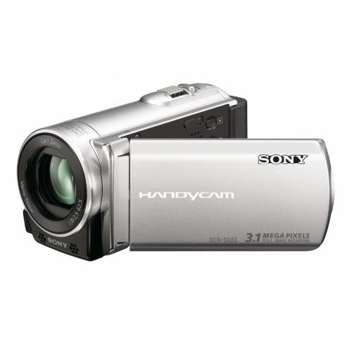 Sony DCRSX83 Ultra-compact camcorder with 16GB flash memory; Silver