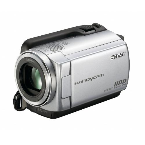 Sony DCRSR47 60GB HDD camcorder with 60X optical zoom; Silver