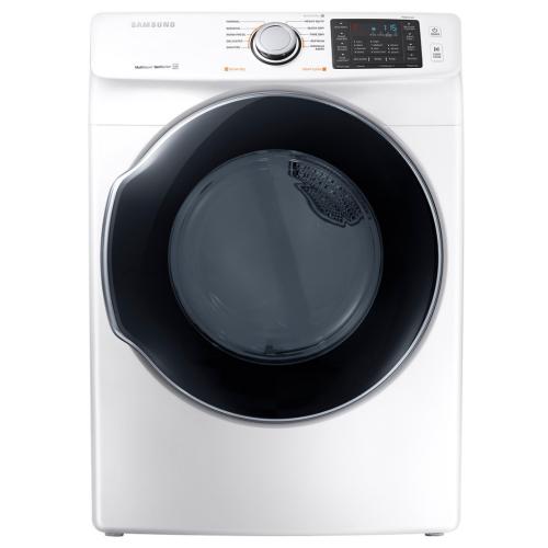 Samsung DVE45M5500W/A3 7.5 Cu. Ft. White Electric Dryer With Steam