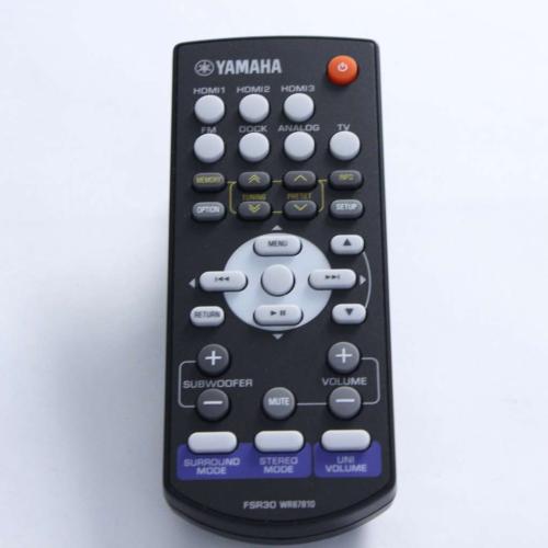 Yamaha Remote Control Fsr30 - WR878100