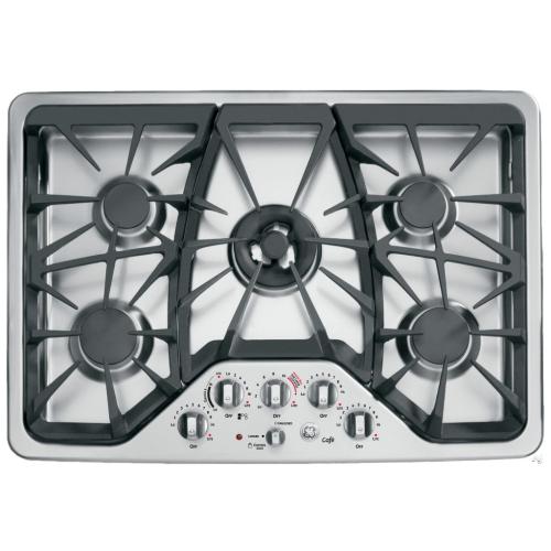 GE CGP350SET1SS Ge Cafe Series 30" Built-In Gas Cooktop