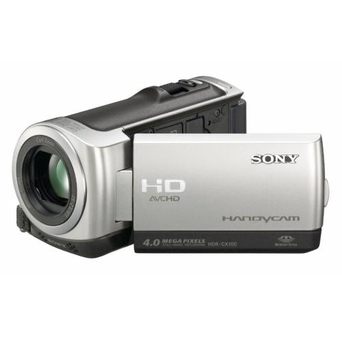 Sony HDRCX100 Palm-size HD camcorder with Smile Shutter technology; Silver