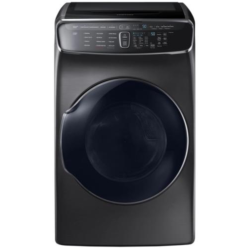 Samsung DVE60M9900V/A3 7.5 Cu. Ft. Smart Electric Dryer With Flex dry In Black Stainless Steel