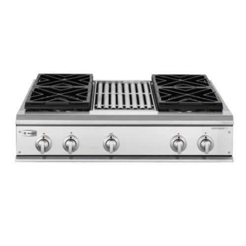 GE ZGU36N4RH1SS Ge Monogram 36" Professional Gas Cooktop With 4 Burners And