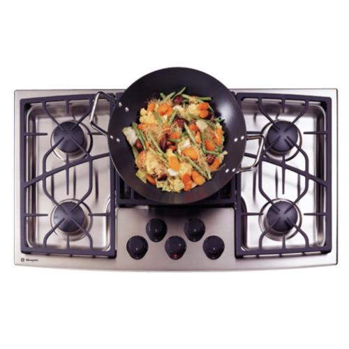 GE ZGU375NSD3SS Ge Monogram 36" Stainless Steel Gas Cooktop (Natural Gas)