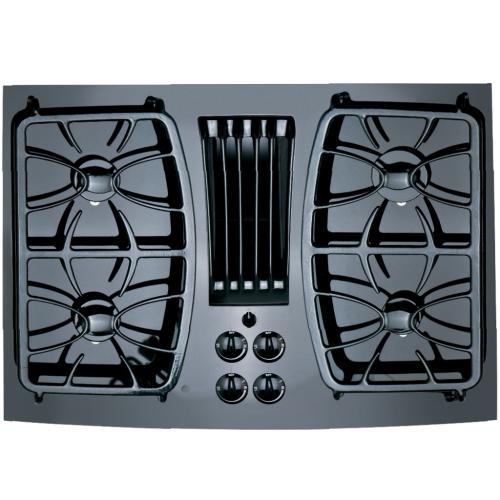 GE JGP989KK1CC Ge Profile 30" Built-In Gas Downdraft Cooktop