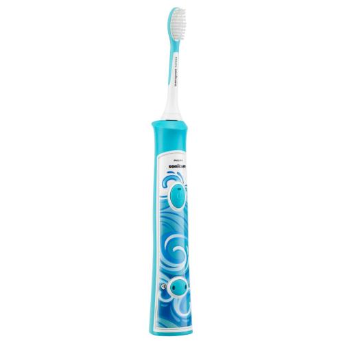 Sonicare HX6311/07 Sonicare For Kids Rechargeable Sonic Toothbrush 2 Modes 2 Br