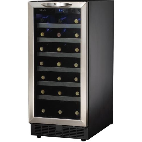 Silhouette DWC1534BLS 3.7 Cu. Ft. 34-Bottle Wine Cooler