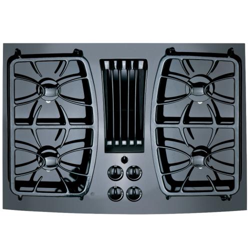 GE PGP989SN2SS Ge Profile Series 30" Built-In Gas Downdraft Cooktop