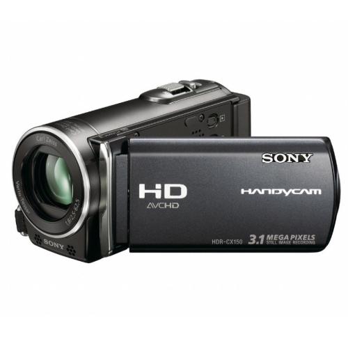 Sony HDRCX150 High Definition Flash Memory Handycam® Camcorder; Black