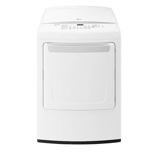 LG DLE1501W 27 Inch 7.4 cu. ft. Electric Dryer with 8 Dry Programs, 5 Temperature Settings, Speed Dry, Wrinkle Care, Smart Diagnosis, LoDecibel Quiet Operation, Sensor Dry and ENERGY STAR Certification