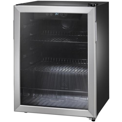 Insignia NSBC84SS7 78-Can Beverage Cooler - Stainless Steel/Silver