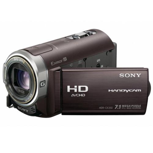 Sony HDRCX350V High Definition Flash Memory Handycam® Camcorder; Bronze