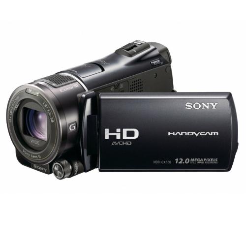 Sony HDRCX550V High Definition Flash Memory Handycam® Camcorder; Black