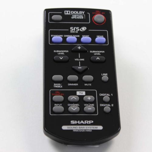 Sharp Remote Control - RRMCGA251AWSA