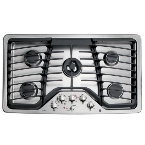 GE PGP986SET1SS Ge Profile Series 36" Built-In Gas Cooktop