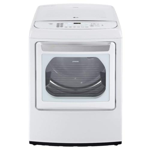 LG DLEY1701WE 27 Inch 7.4 cu. ft. Electric Dryer with 12 Dry Programs, Steam, EasyLoad Door, Wrinkle Free Program, Speed Dry, Smart Diagnosis, LoDecibel Quiet Operation, Sensor Dry and ENERGY STAR Certification: White