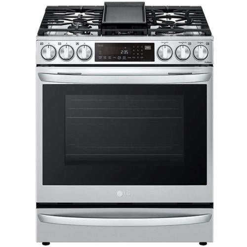 LG LSGL6337F 6.3 Cu Ft. Smart Wi-Fi Enabled Probake Convection Gas Slide-