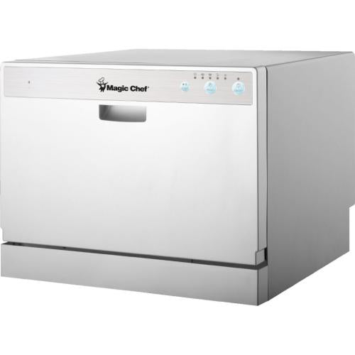 Magic Chef MCSCD6W1 Countertop Dishwasher