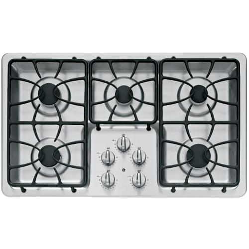 GE JGP633SET2SS Ge 36" Built-In Gas Cooktop