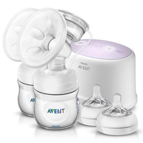 Avent SCF334 Comfort Double Electric Breast Pump Natural